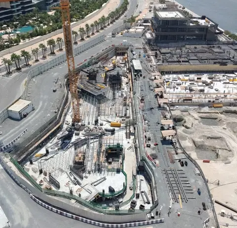 Keturah Resort, Healthcare City Phase 2 construction progress — 30 July 2026, 15.31% complete, photo 1 of 8