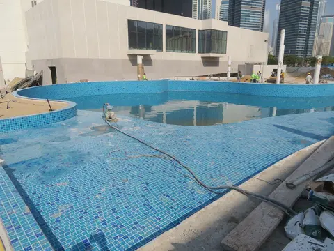 Banyan Tree Residences, Jumeirah Lakes Towers construction progress — 22 August 2019, 80.69% complete, photo 7 of 10