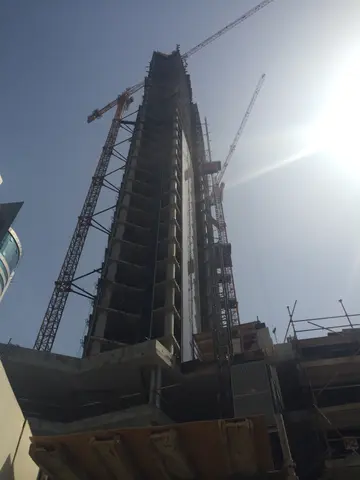 Park Lane Tower, Business Bay construction progress — 26 February 2015, 81.40% complete, photo 2 of 7