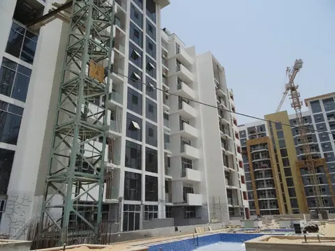 Azizi Riviera 19, Azizi Riviera construction progress — 30 June 2022, 77.61% complete, photo 4 of 11