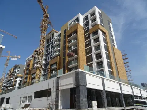 Ход строительства Azizi Riviera 23, Azizi Riviera — 19 апреля 2022, готовность 74.13%, снимок 5 из 10
