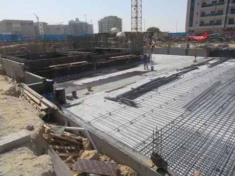 Edison House, DubaiLand Residence Complex construction progress — 1 November 2021, 7.18% complete