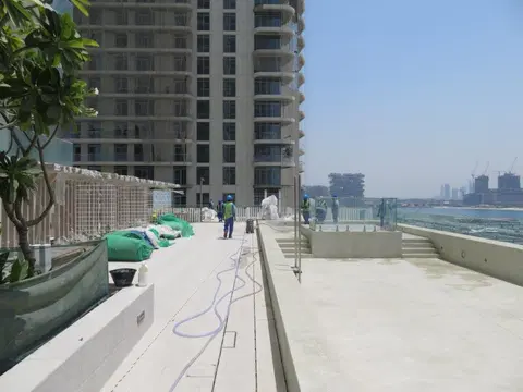 Ход строительства Sunrise Bay, Emaar Beachfront — 29 июля 2021, готовность 98.02%, снимок 6 из 11