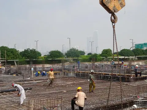 Ход строительства Azizi Greenfield, Meydan Avenue — 10 октября 2021, готовность 17.21%, снимок 5 из 7