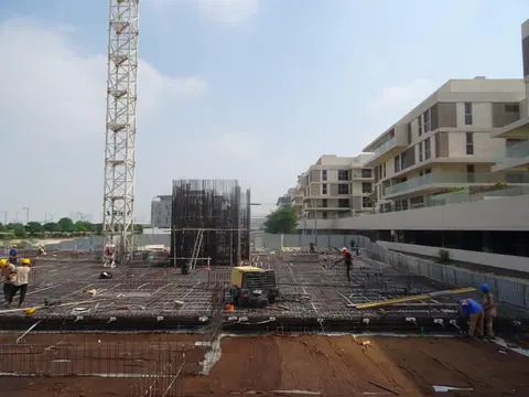Ход строительства Azizi Greenfield, Meydan Avenue — 10 октября 2021, готовность 17.21%, снимок 2 из 7