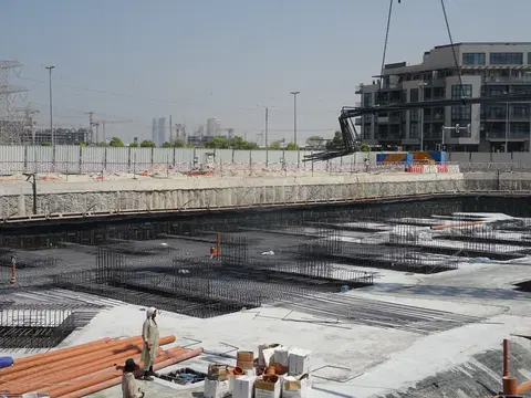 Azizi Park Avenue, Meydan Avenue construction progress — 28 September 2021, 5.34% complete, photo 3 of 6