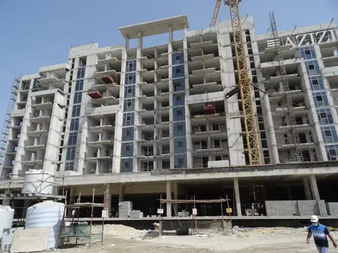 Azizi Riviera 37, Azizi Riviera construction progress — 30 August 2021, 57.02% complete, photo 4 of 6
