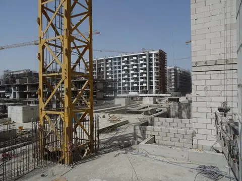 Azizi Riviera 37, Azizi Riviera construction progress — 30 August 2021, 57.02% complete, photo 2 of 6