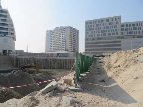 Ход строительства Binghatti Gateway, Healthcare City Phase 2 — 23 октября 2019, готовность 2.73%, снимок 4 из 5