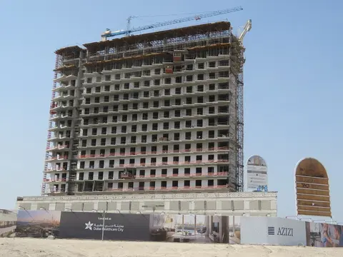 Ход строительства Binghatti Gateway, Healthcare City Phase 2 — 17 ноября 2020, готовность 45.48%, снимок 10 из 11