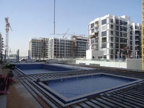 Azizi Riviera 24, Azizi Riviera construction progress — 19 April 2022, 76.96% complete, photo 3 of 9