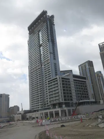 Palace Residences - Dubai Creek Harbour, Dubai Creek Harbour construction progress — 25 January 2023, 81.97% complete, photo 6 of 11