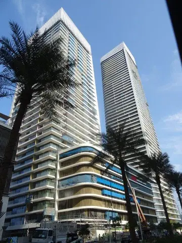 Ход строительства Grand Bleu Tower, Emaar Beachfront — 25 декабря 2023, готовность 91.54%, снимок 11 из 11