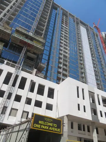 Ход строительства One Park Avenue, Sobha Hartland — 18 февраля 2022, готовность 81.12%, снимок 4 из 10