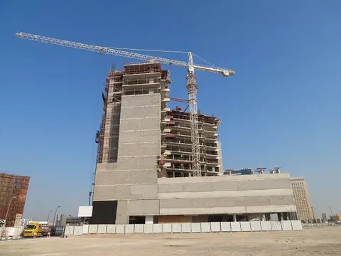 Alexis Tower, Downtown Jebel Ali construction progress — 24 November 2022, 40.39% complete, photo 3 of 4