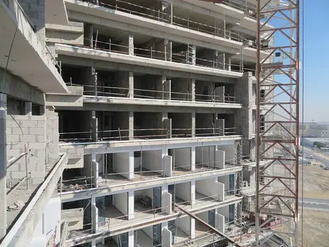 Alexis Tower, Downtown Jebel Ali construction progress — 8 March 2023, 47.12% complete, photo 7 of 10