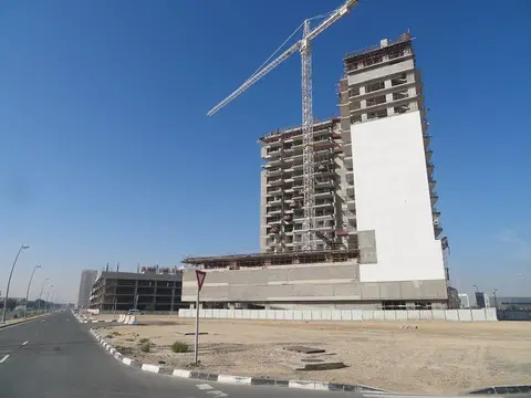 Alexis Tower, Downtown Jebel Ali construction progress — 8 March 2023, 47.12% complete, photo 4 of 10