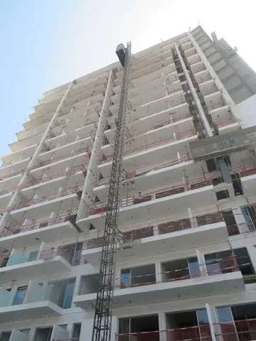 Alexis Tower, Downtown Jebel Ali construction progress — 31 July 2023, 57.36% complete, photo 6 of 10
