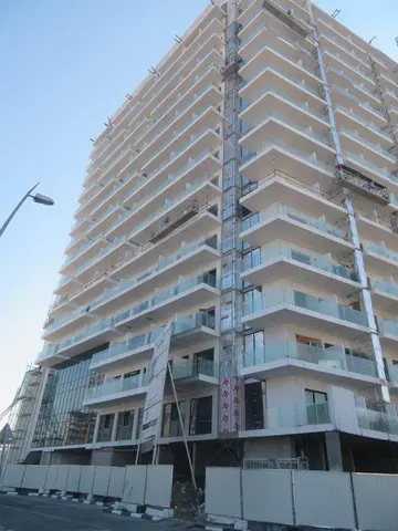Alexis Tower, Downtown Jebel Ali construction progress — 6 December 2023, 71.43% complete, photo 6 of 8