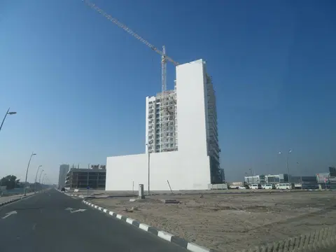 Alexis Tower, Downtown Jebel Ali construction progress — 6 December 2023, 71.43% complete, photo 1 of 8