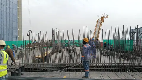 Aykon City 3, Business Bay construction progress — 12 April 2026, 31.35% complete, photo 8 of 10