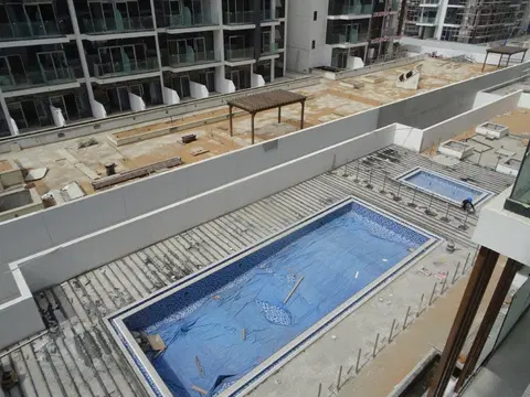 Ход строительства Azizi Riviera 25, Azizi Riviera — 5 июля 2022, готовность 77.05%, снимок 3 из 10
