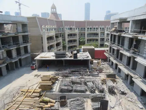 Binghatti Mirage, JVC District 10 construction progress — 26 August 2021, 50.01% complete, photo 4 of 8