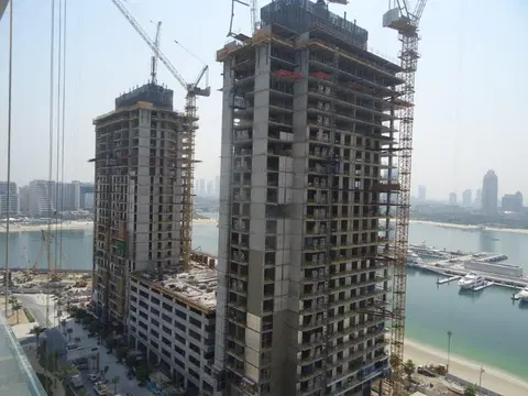 Palace Beach Residence, Emaar Beachfront construction progress — 1 August 2023, 28.33% complete, photo 2 of 3