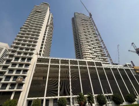 Palace Beach Residence, Emaar Beachfront construction progress — 20 August 2024, 91.40% complete, photo 8 of 8