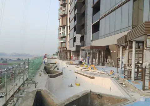 Regalia, Business Bay construction progress — 7 April 2026, 96.77% complete, photo 4 of 12