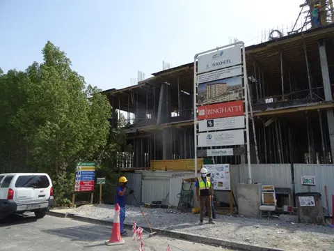 Ход строительства Binghatti Gems, JVC District 12 — 9 сентября 2021, готовность 15.85%, снимок 1 из 7