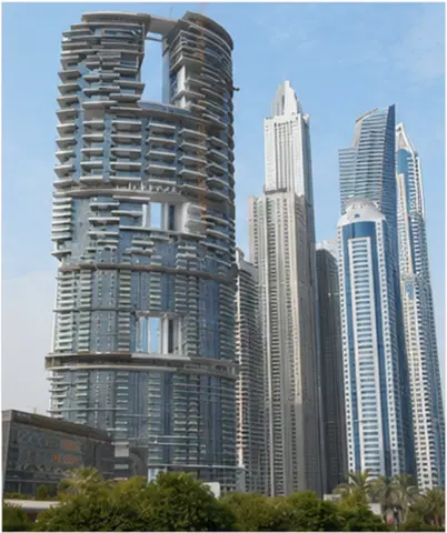 Cavalli Casa Tower, Dubai Media City construction progress — 15 July 2026, 85.08% complete, photo 4 of 9