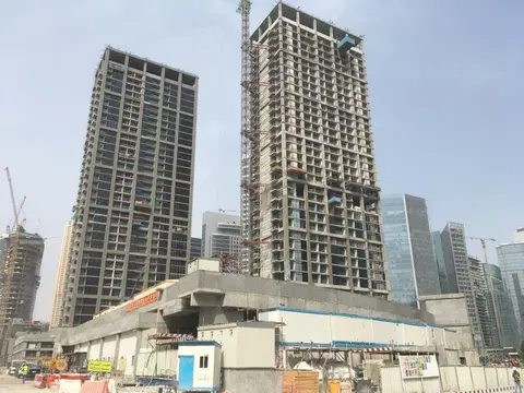 Ход строительства Peninsula One, Peninsula — 9 июля 2024, готовность 79.04%, снимок 8 из 11