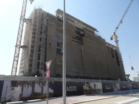 Ход строительства Azizi Riviera 46, Azizi Riviera — 15 ноября 2022, готовность 50.20%, снимок 4 из 9