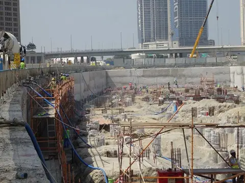Ход строительства Peninsula Five, Peninsula — 3 октября 2022, готовность 4.06%, снимок 2 из 5