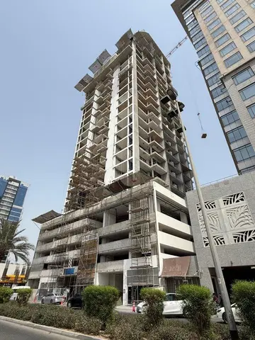 Samana Waves, Jumeirah Village Circle construction progress — 14 July 2025, 54.37% complete, photo 10 of 11