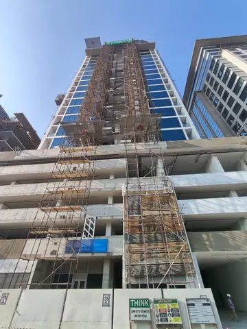 Samana Waves, Jumeirah Village Circle construction progress — 20 November 2025, 73.01% complete, photo 2 of 12