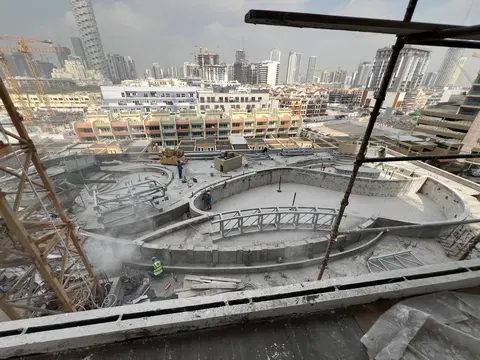 Samana Waves, Jumeirah Village Circle construction progress — 5 February 2026, 76.72% complete, photo 1 of 6