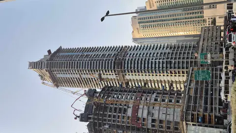City Center Residences, Downtown Dubai construction progress — 23 June 2025, 63.56% complete