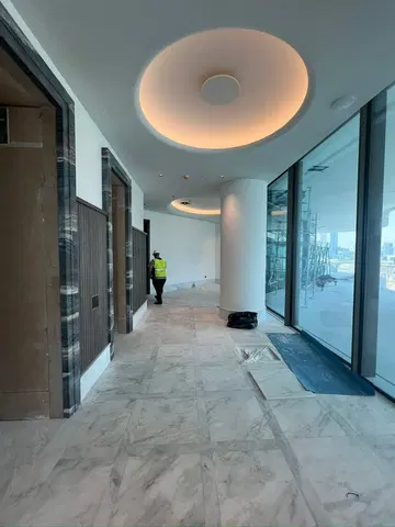 Ava Palm Jumeirah Dorchester Collection, Palm Jumeirah construction progress — 18 June 2026, 91.02% complete, photo 7 of 7