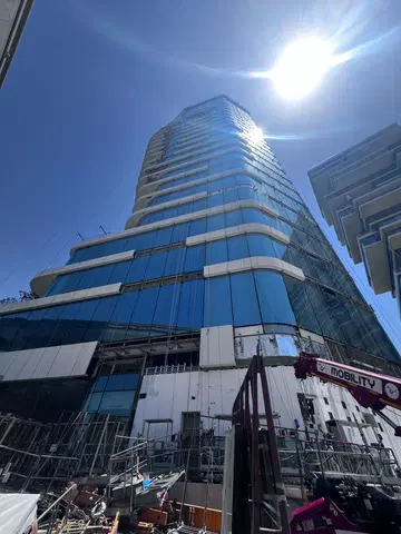 Ava Palm Jumeirah Dorchester Collection, Palm Jumeirah construction progress — 18 June 2026, 91.02% complete, photo 5 of 7