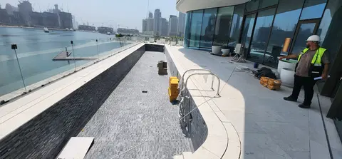 Ava Palm Jumeirah Dorchester Collection, Palm Jumeirah construction progress — 26 August 2026, 95.93% complete, photo 4 of 11