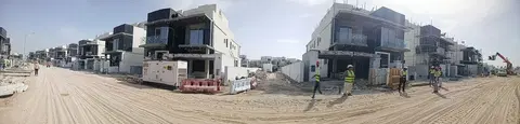 Damac Lagoons - Venice (1), Damac Lagoons construction progress — 17 July 2026, 74.43% complete, photo 6 of 8