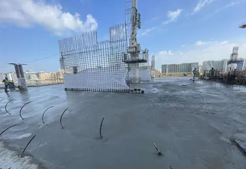 Address Residences The Bay, Emaar Beachfront construction progress — 16 December 2024, 20.71% complete