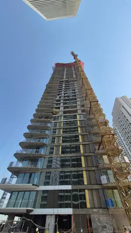 Address Residences The Bay, Emaar Beachfront construction progress — 4 December 2025, 49.31% complete, photo 4 of 8