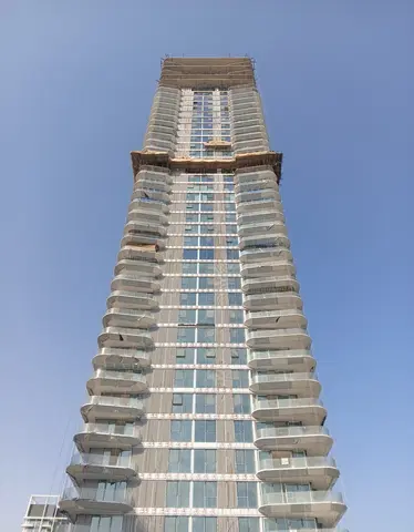 Ход строительства Address Residences The Bay, Emaar Beachfront — 15 июля 2026, готовность 70,08%, снимок 1 из 6