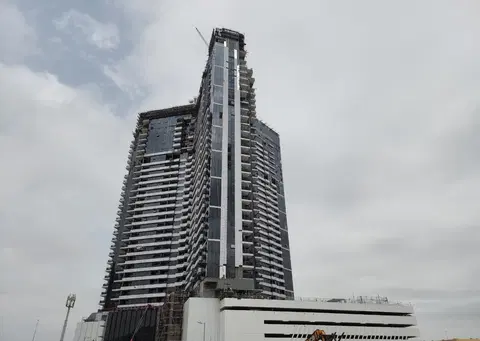 Tria by Deyaar, Dubai Silicon Oasis construction progress — 24 April 2026, 87.14% complete, photo 1 of 12
