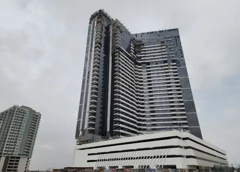 Tria by Deyaar, Dubai Silicon Oasis construction progress — 24 April 2026, 87.14% complete, photo 2 of 12