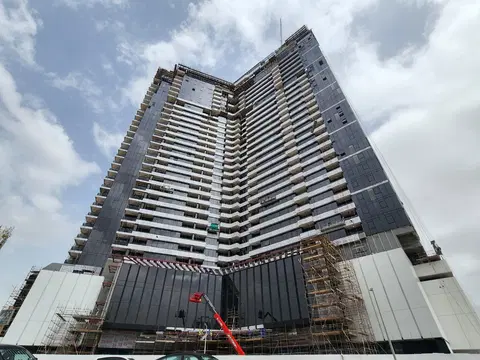 Tria by Deyaar, Dubai Silicon Oasis construction progress — 24 April 2026, 87.14% complete, photo 7 of 12