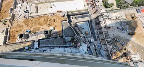 Palm Beach Towers -1, The Palm Crescent construction progress — 12 August 2026, 82.83% complete, photo 9 of 11